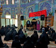 کلیپ| مراسم عزاداری شهادت حضرت زهرا (س) در امامزاده سید علی اصغر ساوه