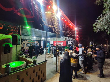 تصاویر / ایستگاه صلواتی خیابان هنرستان قم در ایام فاطمیه