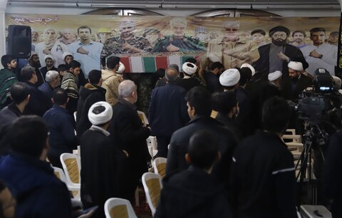 مراسم بزرگداشت شهدای حوزوی عرصه امنیت در قم