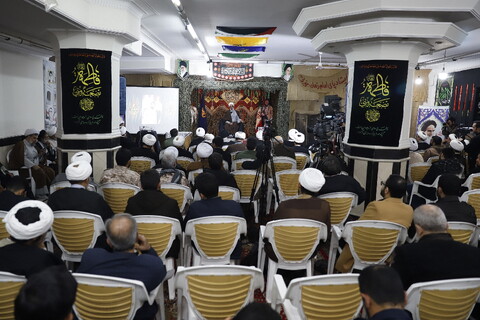 تصاویر/ مراسم بزرگداشت طلبه شهید حسن مختارزاده در مدرسه علمیه عترت