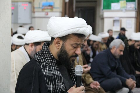 تصاویر/ زیارت عاشورا در مرکز مدیریت حوزه