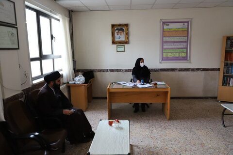 تصاویر/سرکشی معاون تبلیغ و تهذیب حوزه علمیه کردستان از مدارس طرح امین