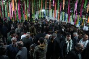 تصاویر/ استقبال مردم رومشکان از کاروان شهدای گمنام