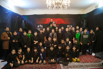 تصاویر / عزاداری هیئت مَعَ اِمامٍ مَنْصُورٍ قم بمناسبت شهادت مادر سادات (س)