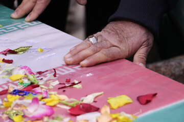 فیلم| وداع با شهید خوشنام روستای روحکندی