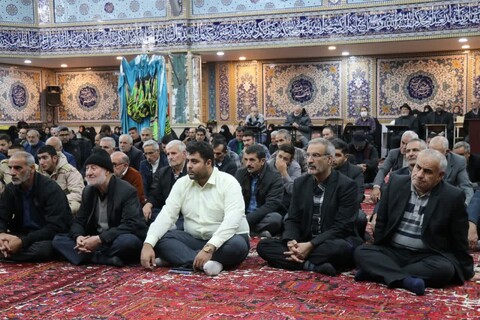 تصاویر/ عزاداری ایام فاطمیه در مسجد جامع حضرت صاحب الزمان(عج) جلفا