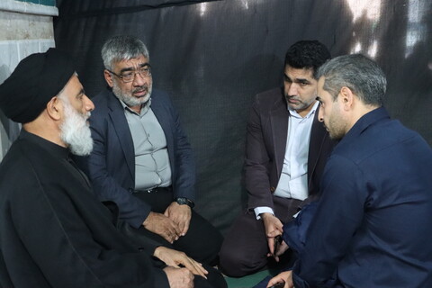 دیدار مردمی نماینده ولی فقیه در خوزستان و مسئولان استانی در نماز جمعه حمیدیه