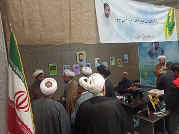 تصاویر/ غرفه شهید مقاومت(سیدعبدالصمد امام پناه) در تبریز