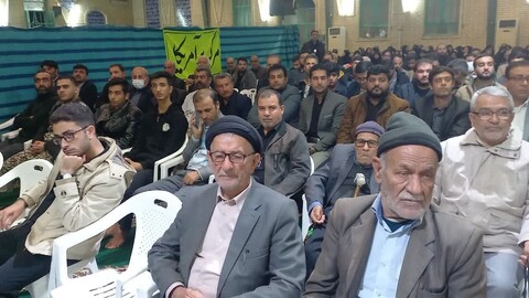 مراسم شهادت حضرت زهرا(س) در شبانکاره با حضور آیت الله حسینی بوشهری