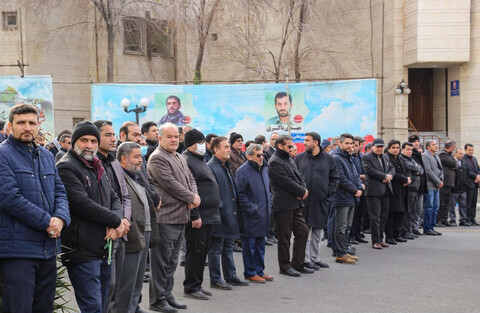 تصاویر| مراسم سالگرد تدفین شهید گمنام در محوطه استانداری آذربایجان شرقی