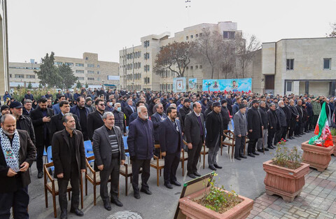 تصاویر| مراسم سالگرد تدفین شهید گمنام در محوطه استانداری آذربایجان شرقی
