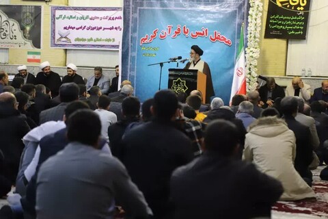تصاویر/ محفل انس با قرآن در مسجد جامع شهر دوزدوزان