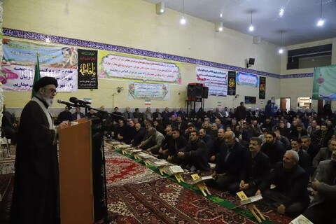 تصاویر/ محفل انس با قرآن در مسجد جامع شهر دوزدوزان