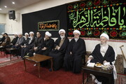 تصاویر/ عزائے فاطمیہ کی مناسبت سے بیت آیت اللہ العظمیٰ مکارم شیرازی میں مجلس عزا کا ایتمام