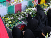 تشییع سرو قامتان در حسینیه ایران