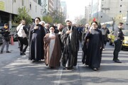 مراسم عزاداری اهالی خیابان آیت الله طالقانی تهران برگزار شد