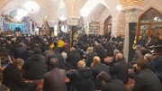 تصاویر/ مراسم عزاداری شهادت حضرت فاطمه(س) در شهرستان اسکو