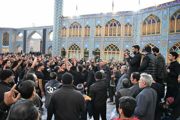 تصاویر/ حال و هوای حرم هلال بن علی (ع) آران و بیدگل در روز شهادت حضرت زهرا(س)