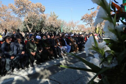 تصاویر/تدفین پیکر‌ مطهر شهید‌ گمنام ‌در سپاه بیت‌المقدس کردستان