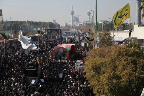 تصاویر/استقبال مردم اصفهان از کاروان اهالی بهشت