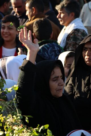 تصاویر تشییع و خاکسپاری لاله فاطمی در کوهنانی