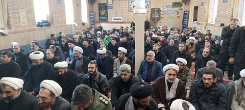 تصاویر/ مراسم تشییع و تدفین شهید گمنام در شهر مدرسه علمیه حضرت امیرالمومنین(ع)تبریز