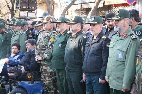تصاویر / مراسم تشییع پیکر مطهر شهید مدافع وطن و امنیت در قزوین
