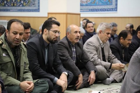 تصاویر/ محفل انس با شهید گمنام در استانداری اردبیل