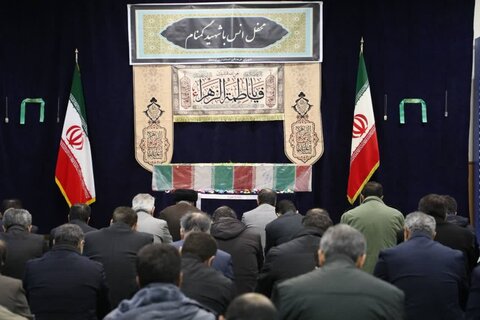 تصاویر/ محفل انس با شهید گمنام در استانداری اردبیل