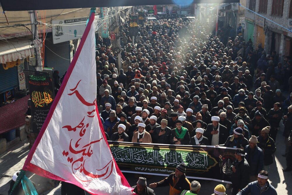 کرگل میں جمعیت العلماء اثناء عشریہ کے زیر اہتمام مجالس اور جلوس فاطمی کا انعقاد