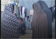 فیلم | پوشش ۲۴ ساعته زنان غزه ای با چادر نماز