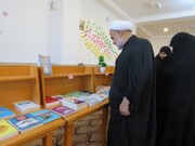 افتتاح سومین نمایشگاه تخصصی کتاب در مدرسه علمیه خواهران برازجان+عکس