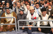 بالصور/ لقاء أهالي محافظتي كرمان وخوزستان مع الإمام الخامنئ