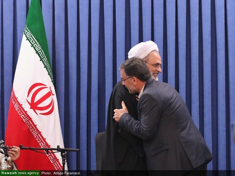 بالصور/ اجتماع مدير ي ومسؤولي محافظة مازندران مع آية الله الأعرافي بمدينة قم المقدسة