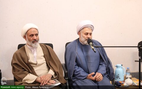 بالصور/ اجتماع مدير ي ومسؤولي محافظة مازندران مع آية الله الأعرافي بمدينة قم المقدسة