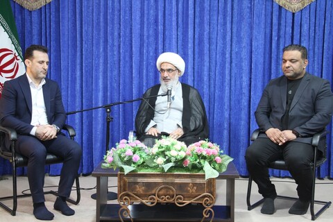 دیدار رئیس فدراسیون جودو با نماینده ولی فقیه در بوشهر
