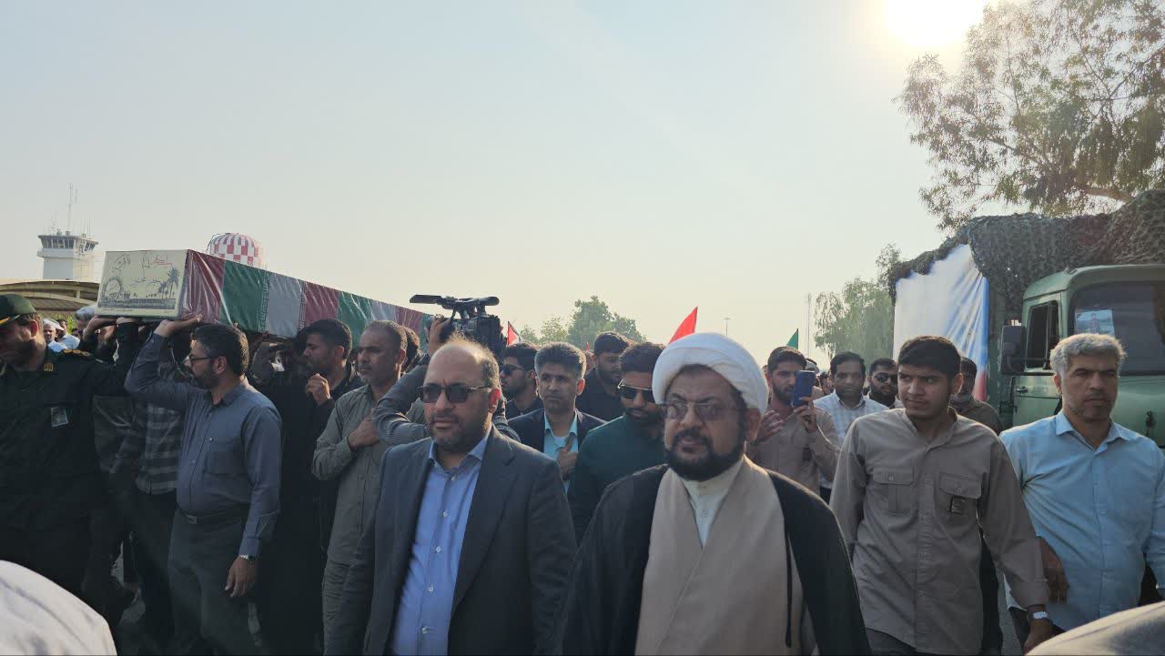 حضور شهید گمنام در هرمزگان