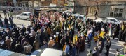 تصاویر/  تجمع مردم نورآباد علیه صهیونیست‌ها در پی شهادت سردار موسوی