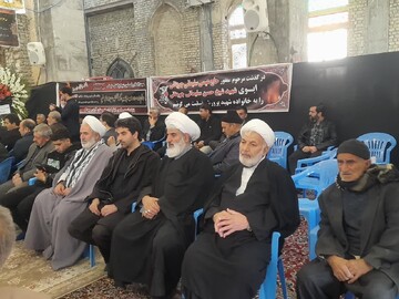 تصاویر/ مجلس ختم ابوالشهید حاج عیسی سلیمانی در جوینان قمصر