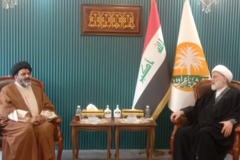 عراق میں سربراہ مجلس اَعلی اسلامی سے علامہ شفقت شیرازی کی ملاقات