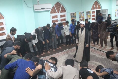 تصاویر/مراسم عزاداری  وفات حضرت ام البنین (س) در مدرسه علمیه مولود کعبه علیه السلام جاسک