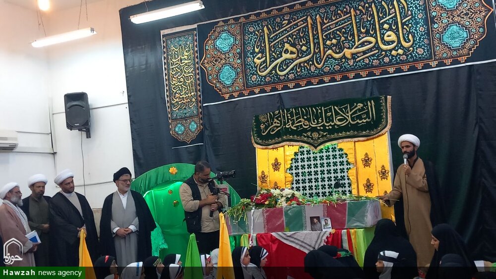 تشییع شهید گمنام در موسسه آموزش عالی امام خمینی(ره) خواهران بندر امام خمینی(ره)