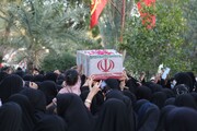 تصاویر/ دانشکده فنی و حرفه ای آیت الله خامنه‌ای میناب میزبان شهید گمنام