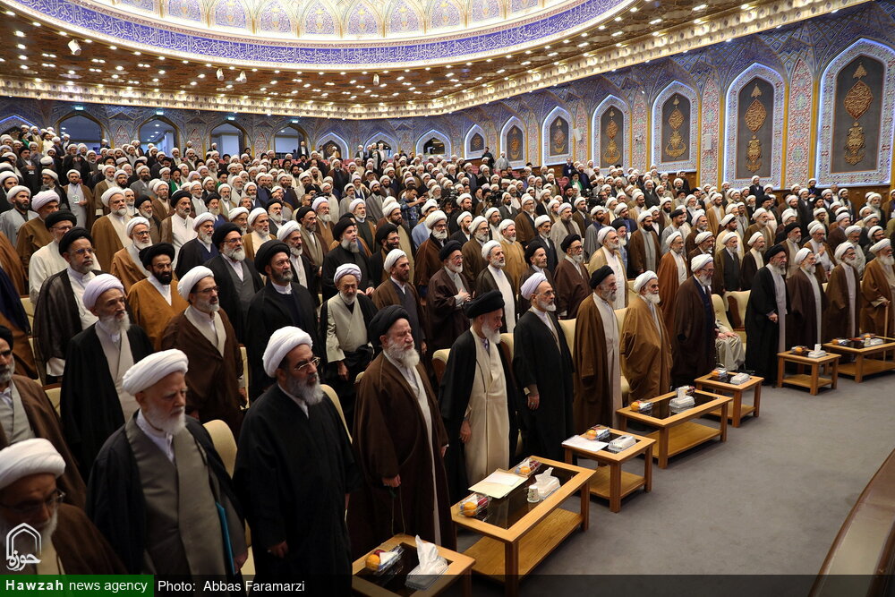 تصاویر/ سیزدهمین اجلاسیه سراسری جامعه مدرسین حوزه علمیه قم با علمای بلاد