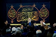 تصاویر/ مراسم عزاداری ایام وفات حضرت ام البنین (س) در خوی
