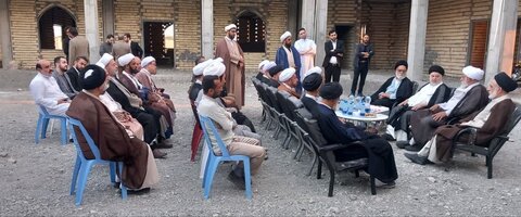 تصاویر/حضور نماینده آیت الله العظمی سیستانی در مدرسه امام علی(ع) میناب