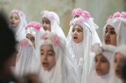 بالصور/  الاحتفال بالتكليف الشرعي لطالبات دار الزهراء (عليها السلام)  في العتبة العلوية المقدسة