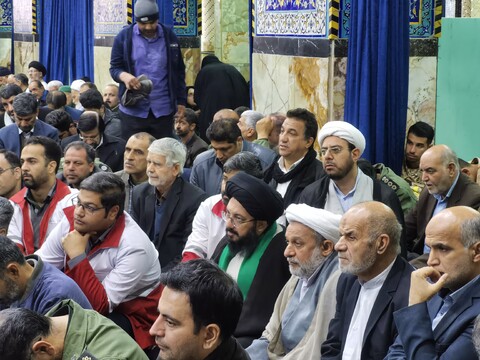 مراسم گرامیداشت حماسه ٩ دی در مسجد روضه محمدیه (حظیره) شهر یزد