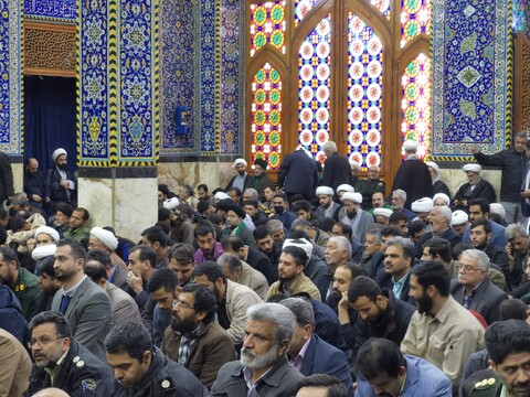مراسم گرامیداشت حماسه ٩ دی در مسجد روضه محمدیه (حظیره) شهر یزد