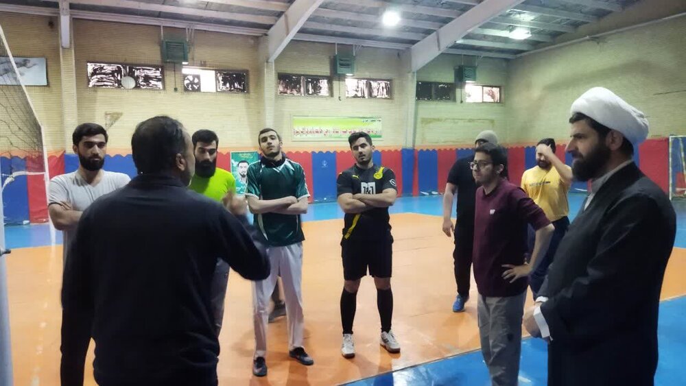 مسابقات والیبال مدارس علمیه تهران